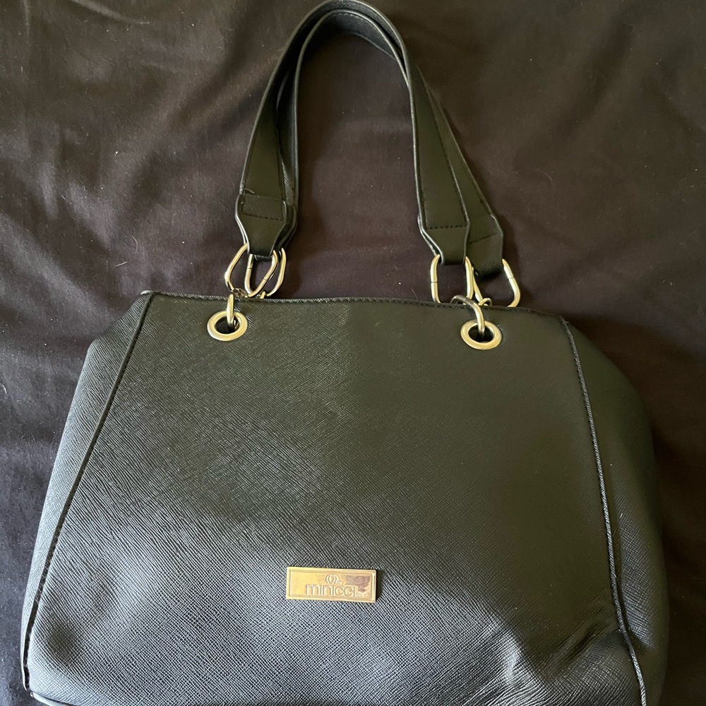 Minicci Elegant Black Shoulder Bag